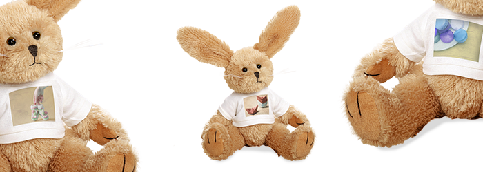 Lapin en peluche